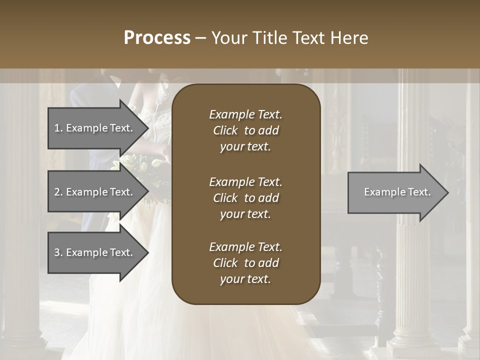Bridegroom Bride Party PowerPoint Template