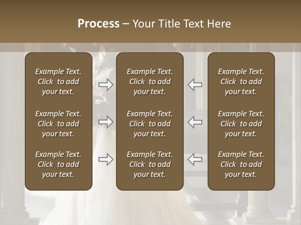 Bridegroom Bride Party PowerPoint Template