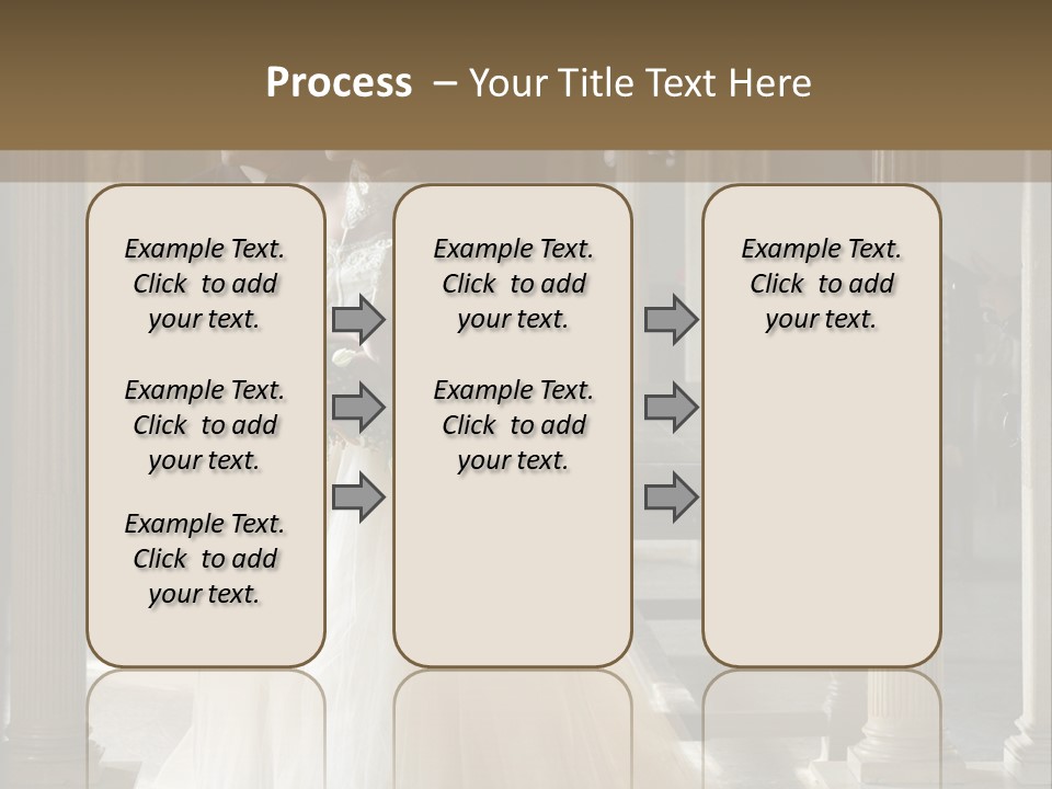 Bridegroom Bride Party PowerPoint Template