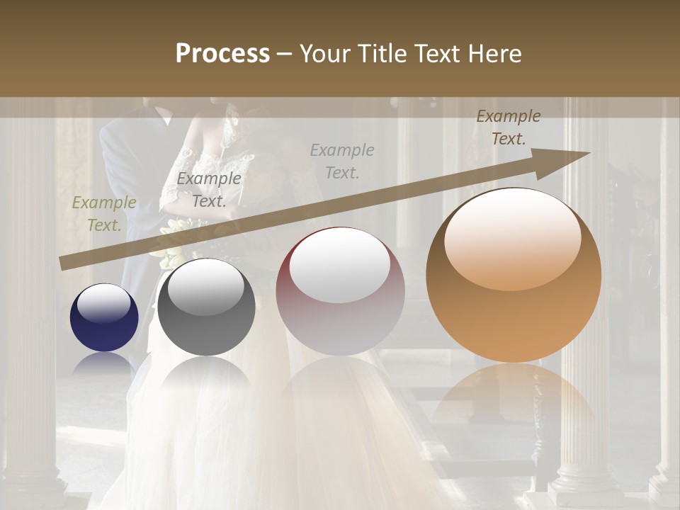 Bridegroom Bride Party PowerPoint Template