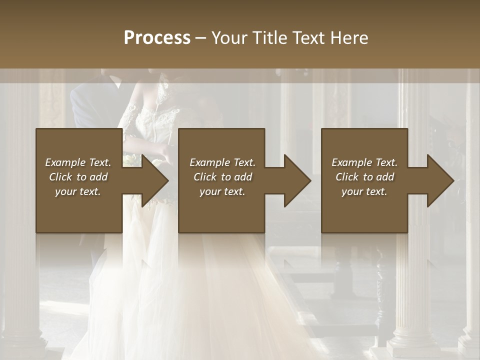 Bridegroom Bride Party PowerPoint Template