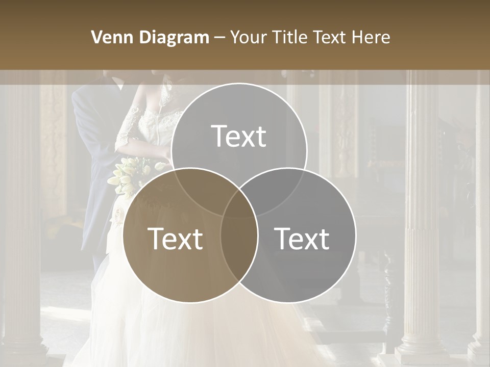 Bridegroom Bride Party PowerPoint Template