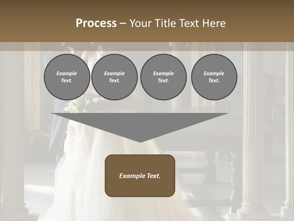 Bridegroom Bride Party PowerPoint Template