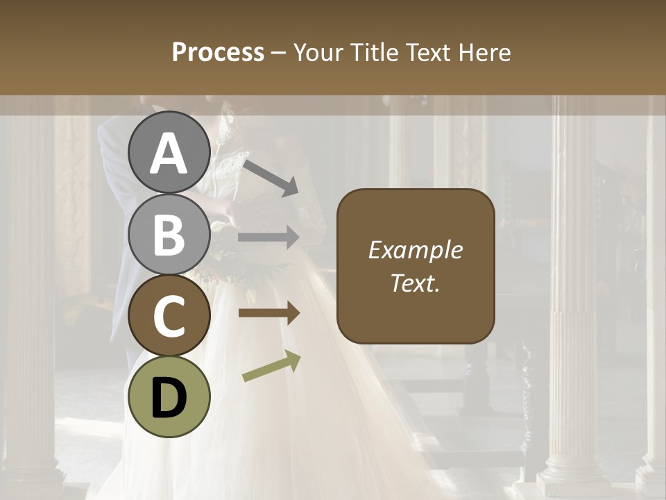 Bridegroom Bride Party PowerPoint Template