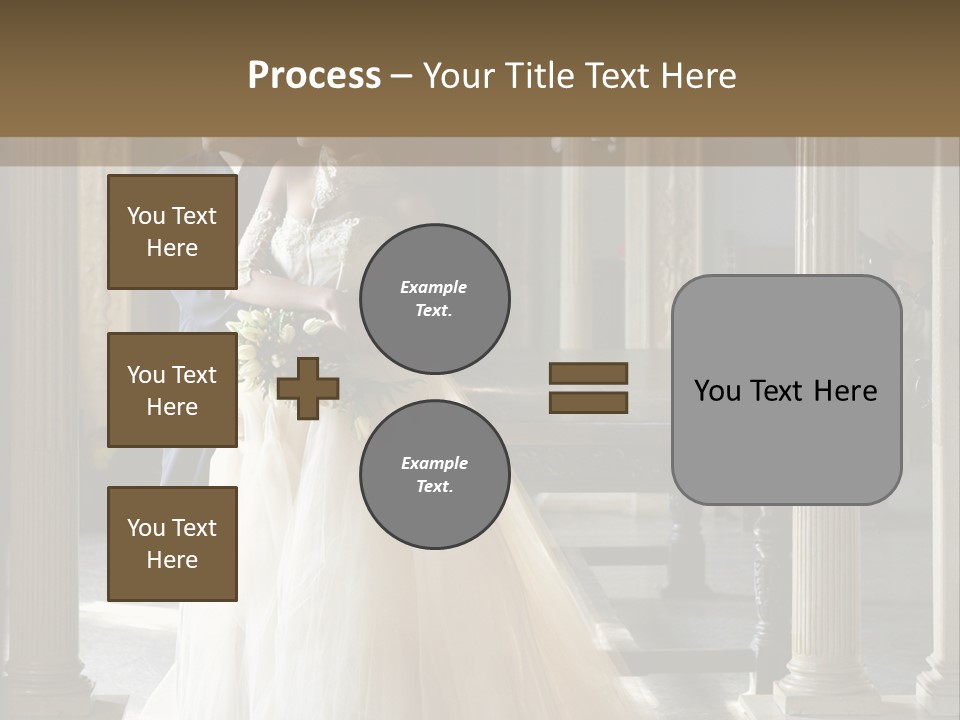 Bridegroom Bride Party PowerPoint Template
