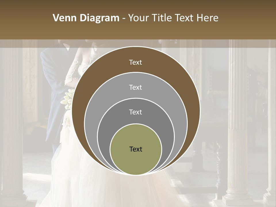 Bridegroom Bride Party PowerPoint Template