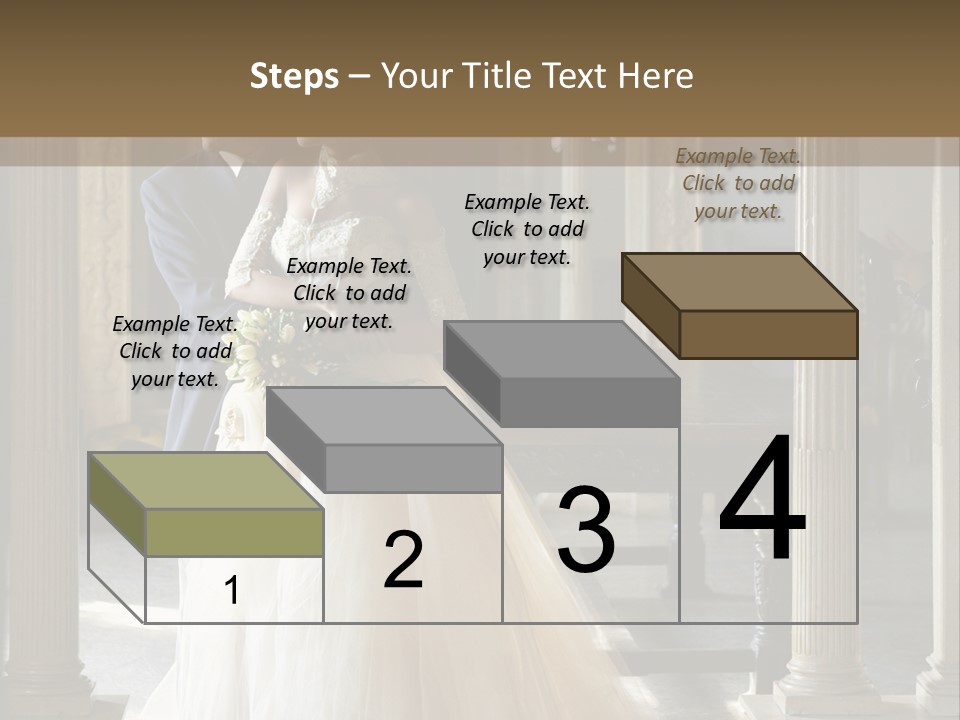 Bridegroom Bride Party PowerPoint Template