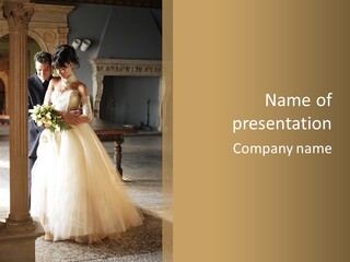 Spouse Ceremony Bridegroom PowerPoint Template