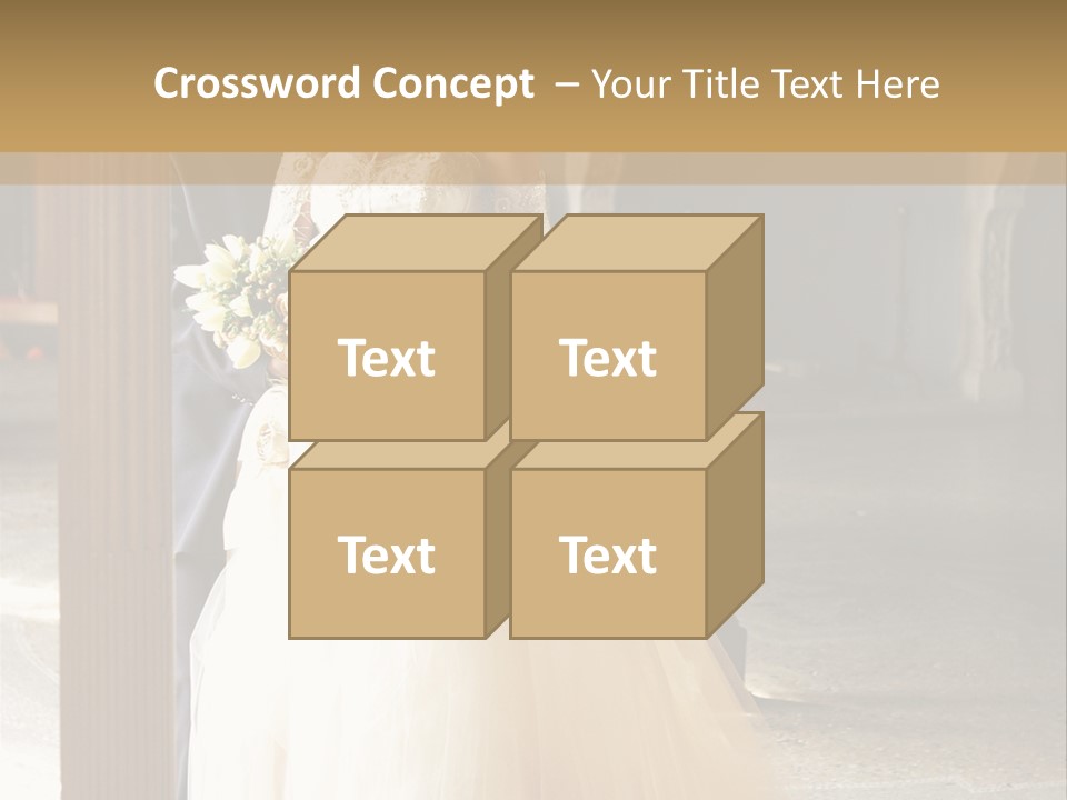Spouse Ceremony Bridegroom PowerPoint Template