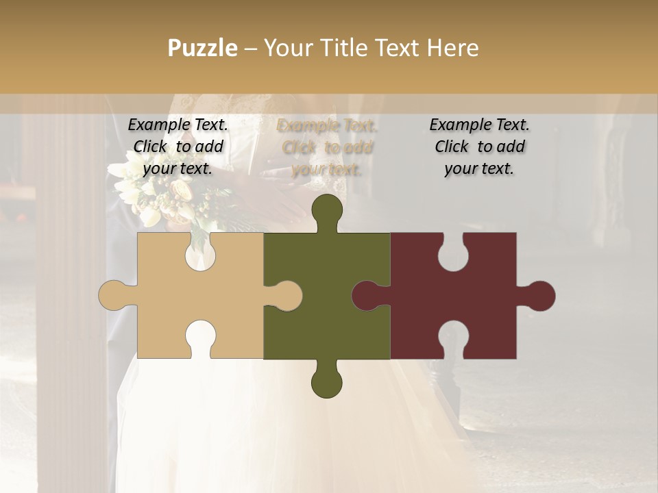 Spouse Ceremony Bridegroom PowerPoint Template