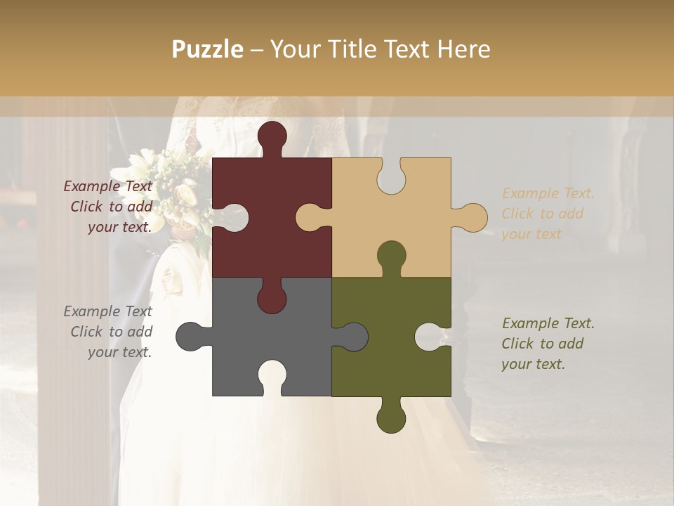 Spouse Ceremony Bridegroom PowerPoint Template