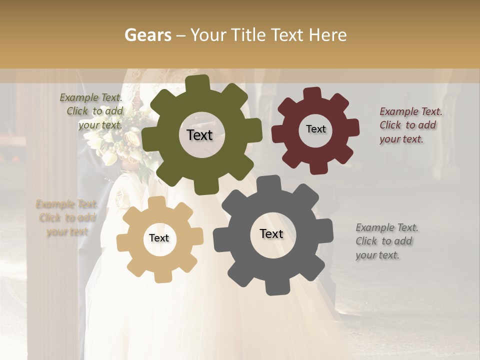 Spouse Ceremony Bridegroom PowerPoint Template