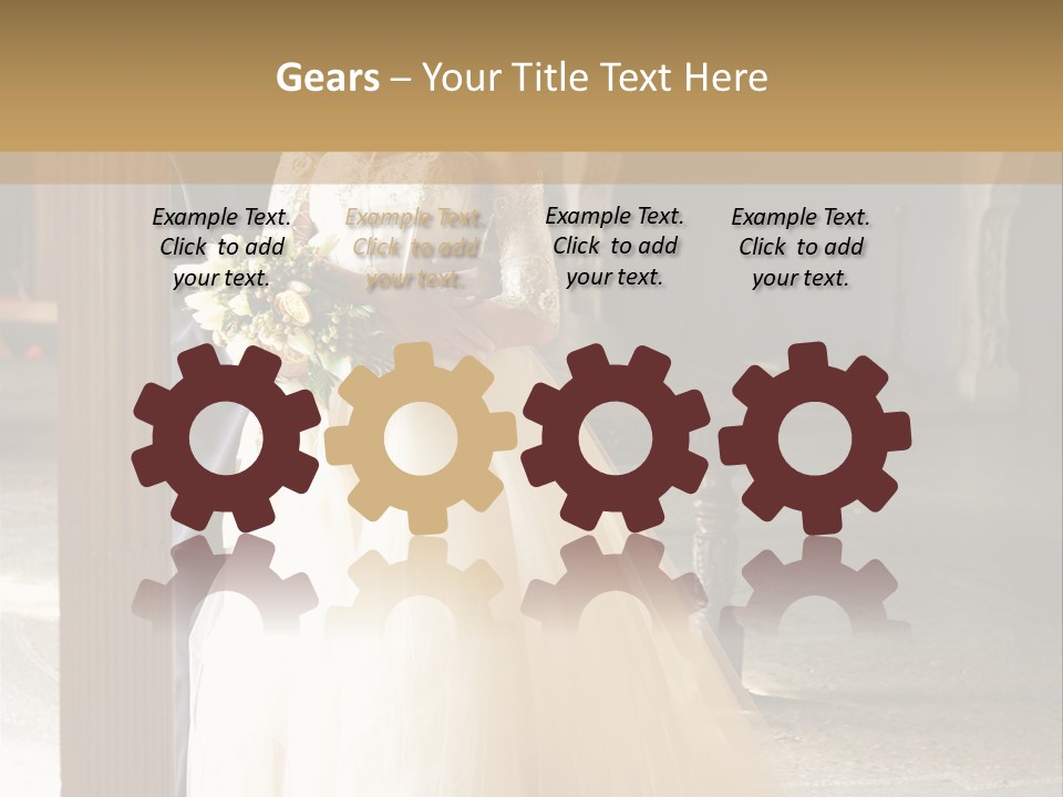 Spouse Ceremony Bridegroom PowerPoint Template