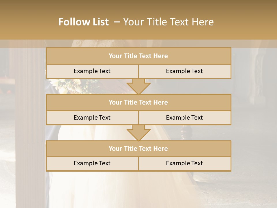 Spouse Ceremony Bridegroom PowerPoint Template