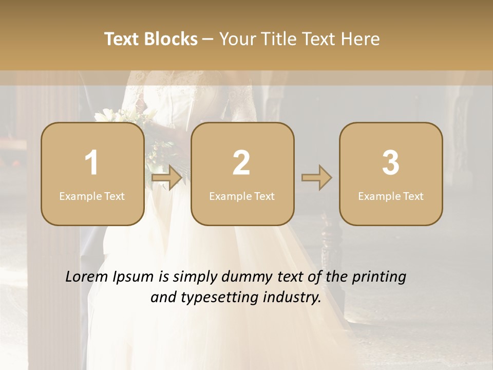 Spouse Ceremony Bridegroom PowerPoint Template