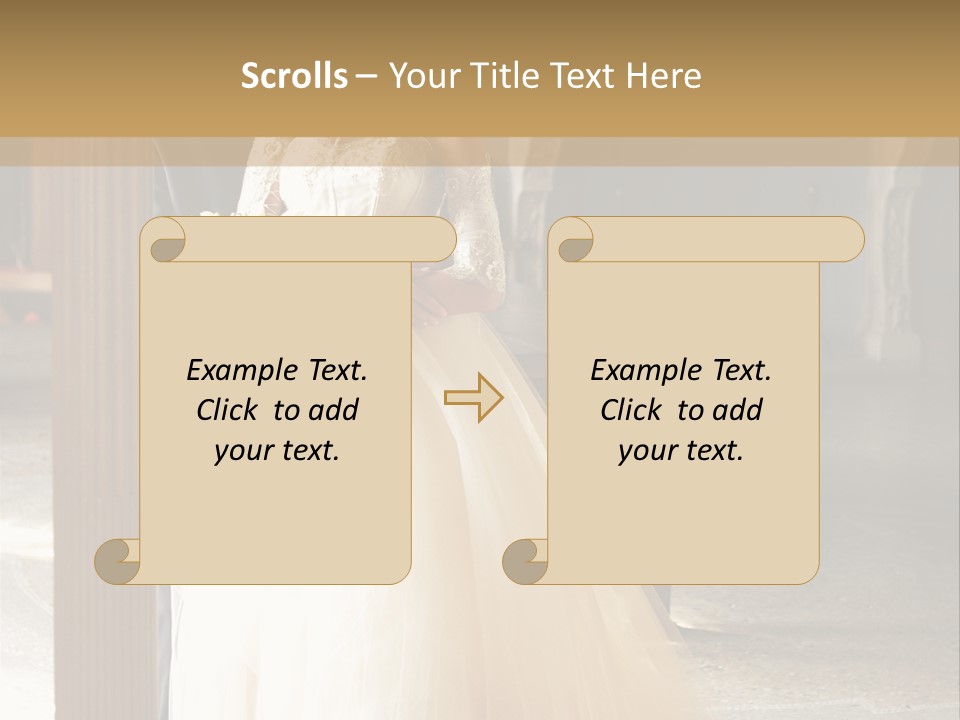Spouse Ceremony Bridegroom PowerPoint Template