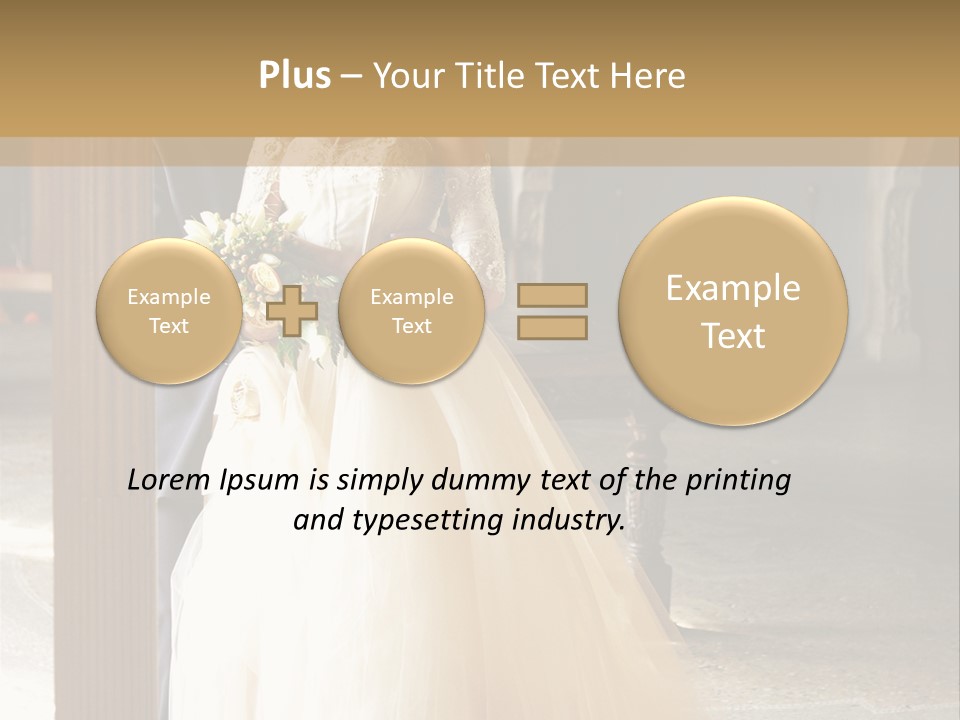 Spouse Ceremony Bridegroom PowerPoint Template