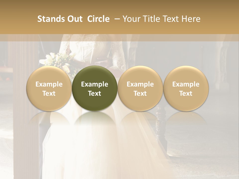 Spouse Ceremony Bridegroom PowerPoint Template