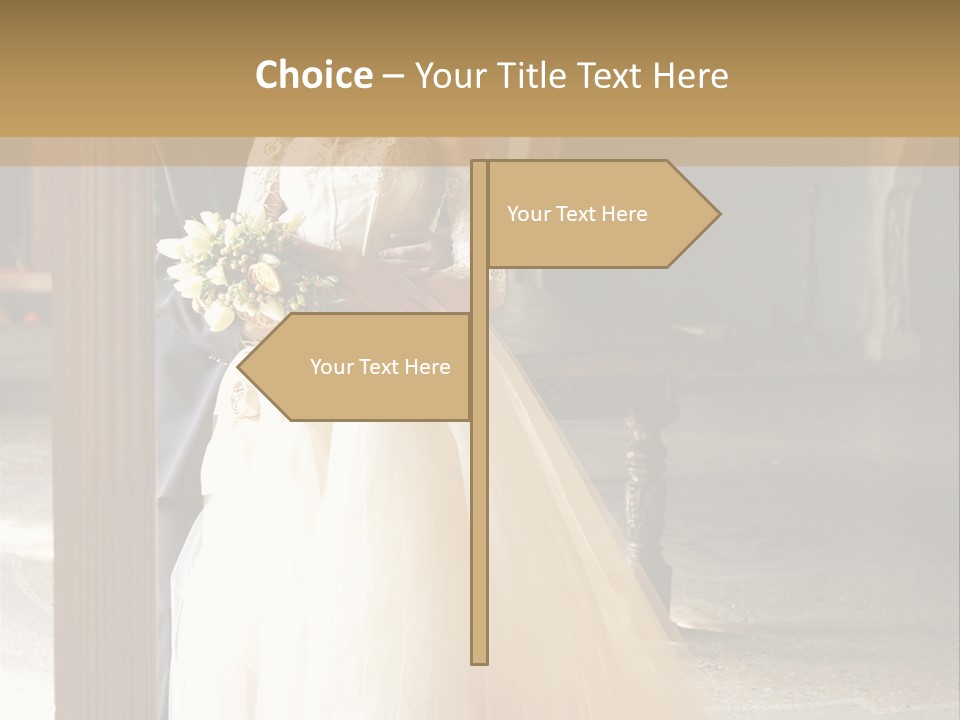 Spouse Ceremony Bridegroom PowerPoint Template