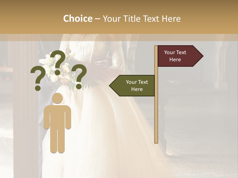 Spouse Ceremony Bridegroom PowerPoint Template
