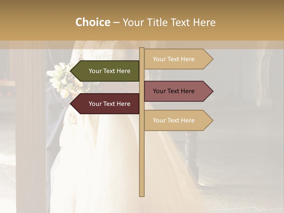 Spouse Ceremony Bridegroom PowerPoint Template