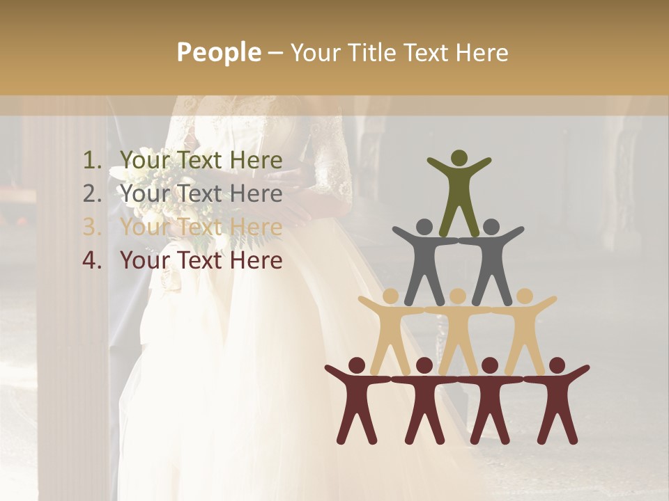 Spouse Ceremony Bridegroom PowerPoint Template