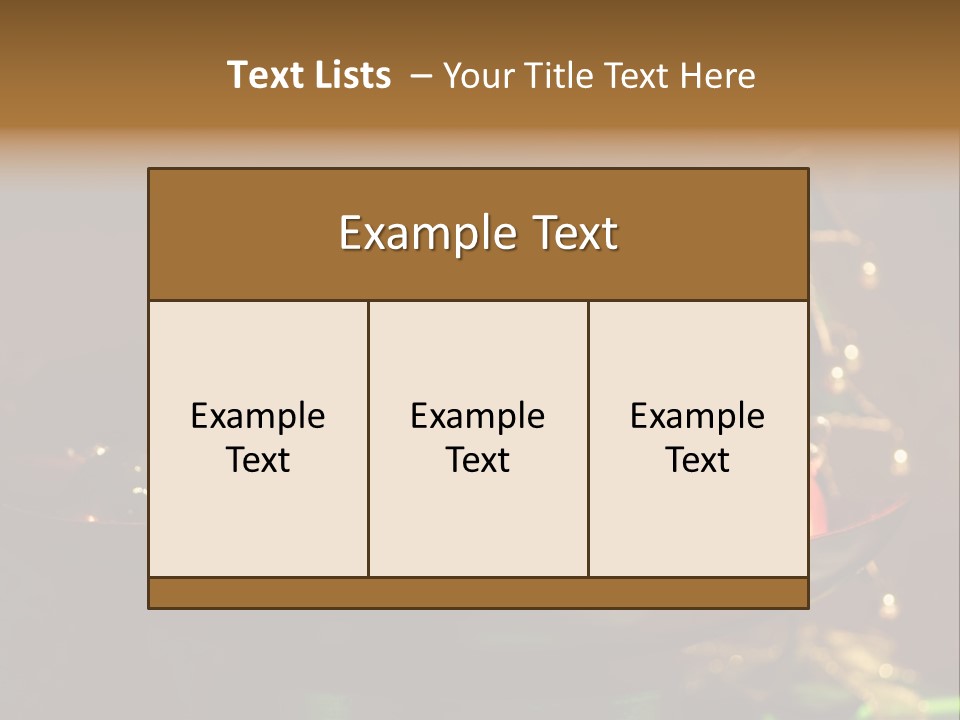 December Atmosphere Fast PowerPoint Template