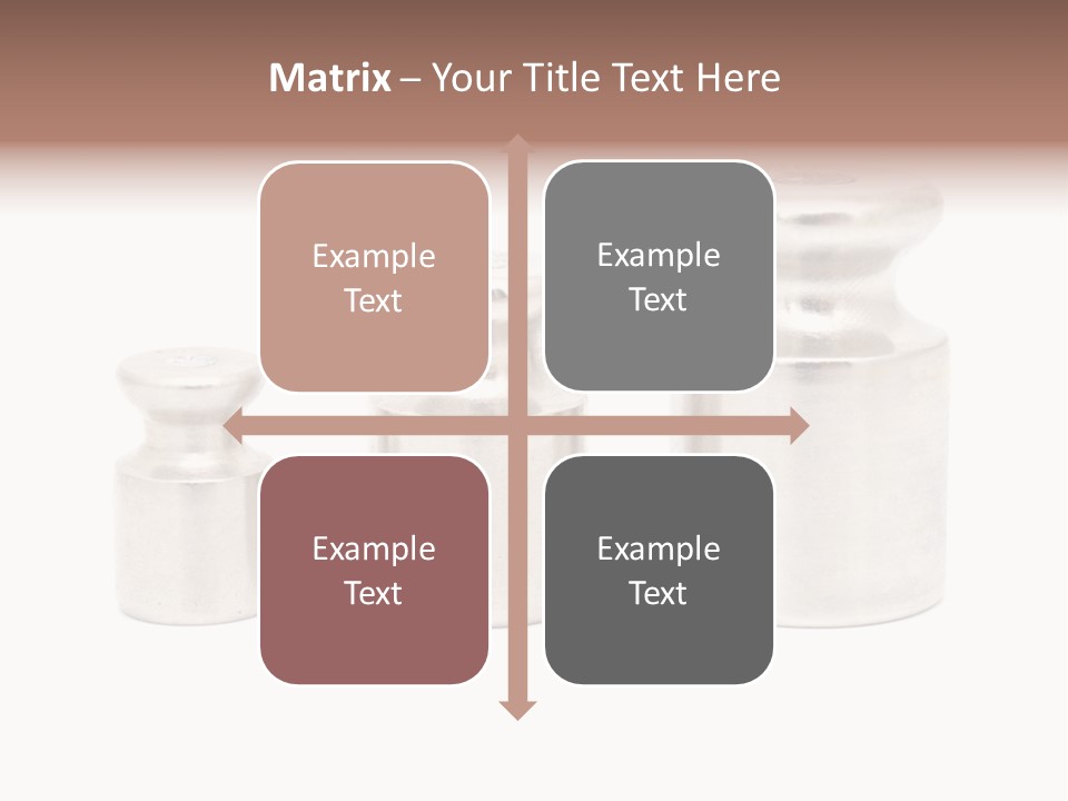 Kilogram Metal White PowerPoint Template