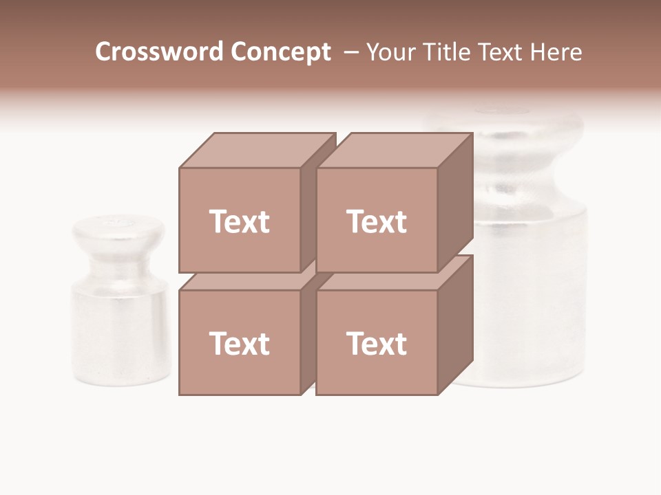 Kilogram Metal White PowerPoint Template