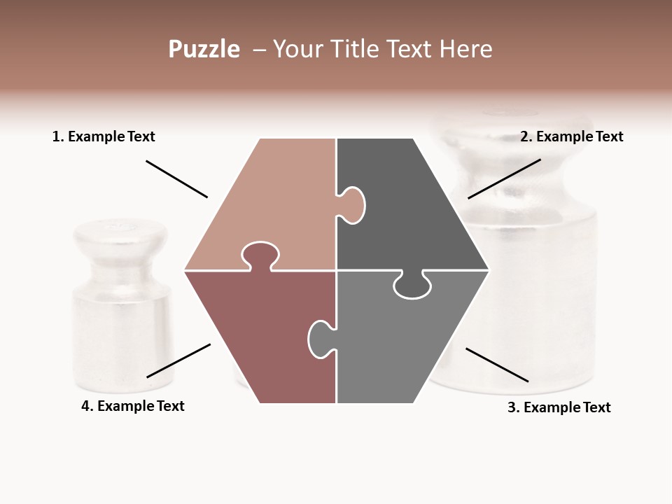 Kilogram Metal White PowerPoint Template