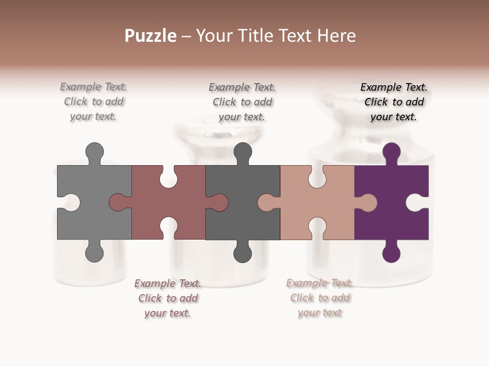 Kilogram Metal White PowerPoint Template