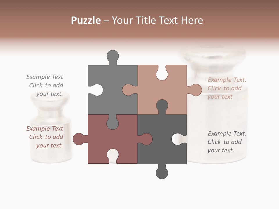 Kilogram Metal White PowerPoint Template