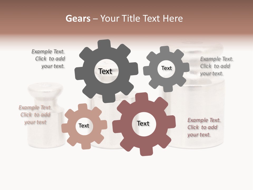 Kilogram Metal White PowerPoint Template