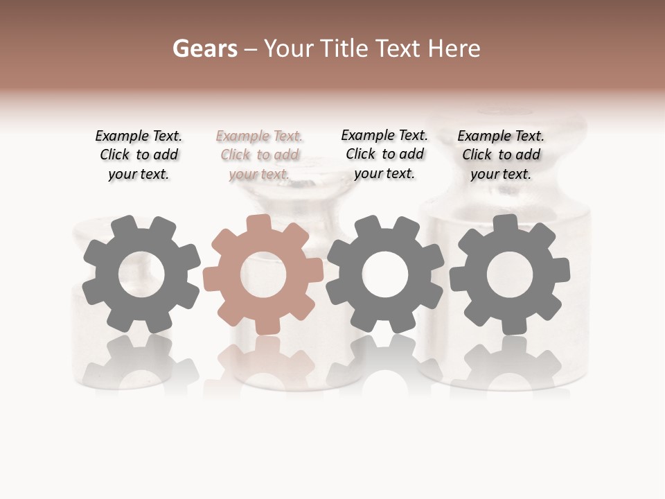 Kilogram Metal White PowerPoint Template