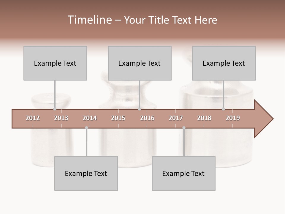 Kilogram Metal White PowerPoint Template