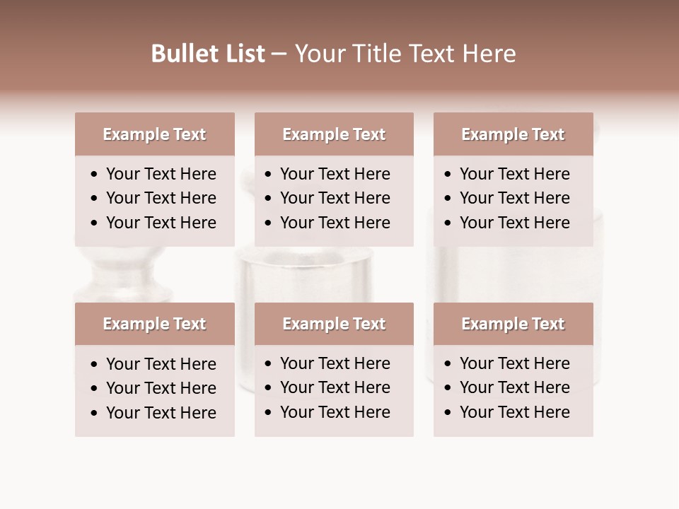 Kilogram Metal White PowerPoint Template