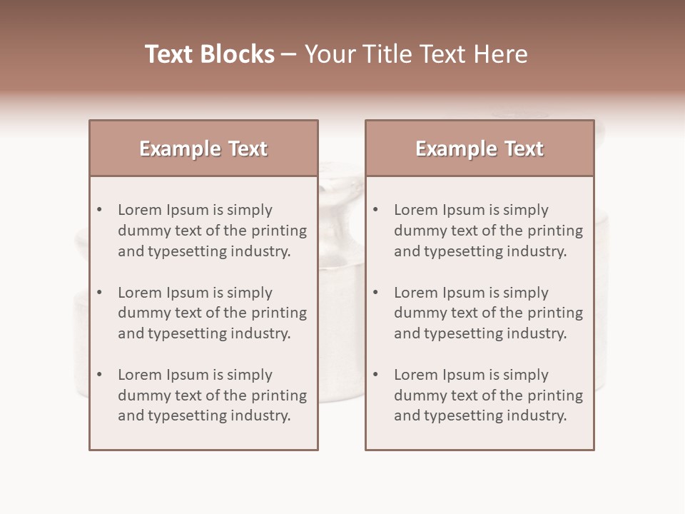 Kilogram Metal White PowerPoint Template