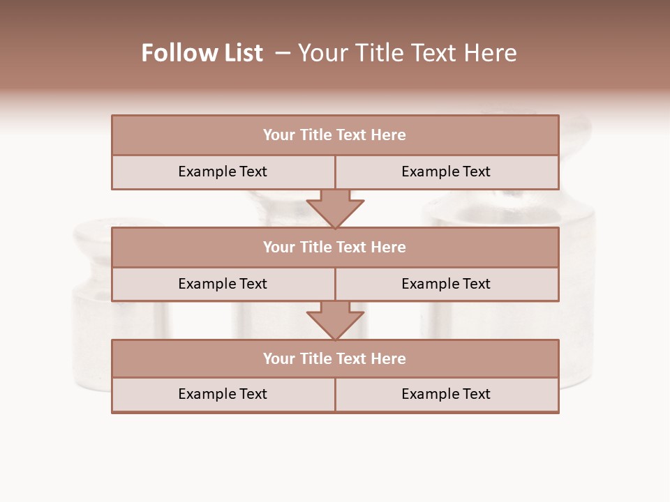 Kilogram Metal White PowerPoint Template