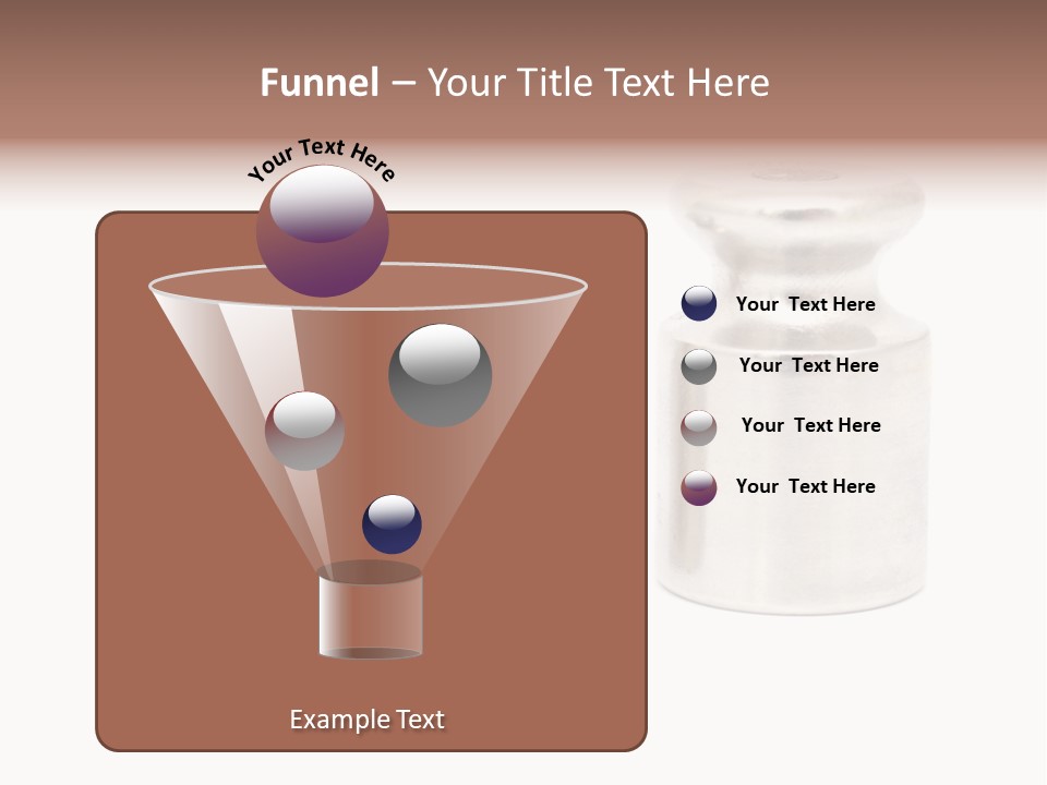 Kilogram Metal White PowerPoint Template