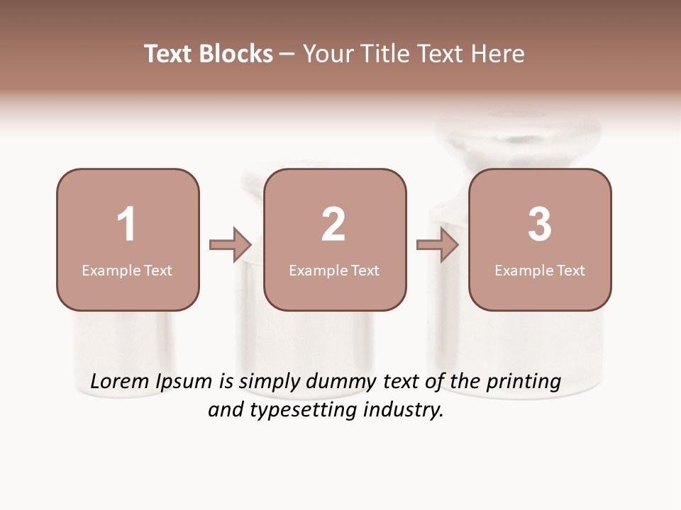 Kilogram Metal White PowerPoint Template