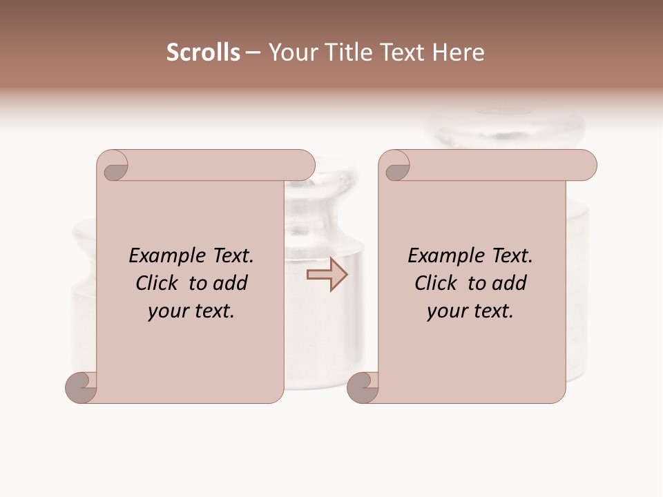 Kilogram Metal White PowerPoint Template