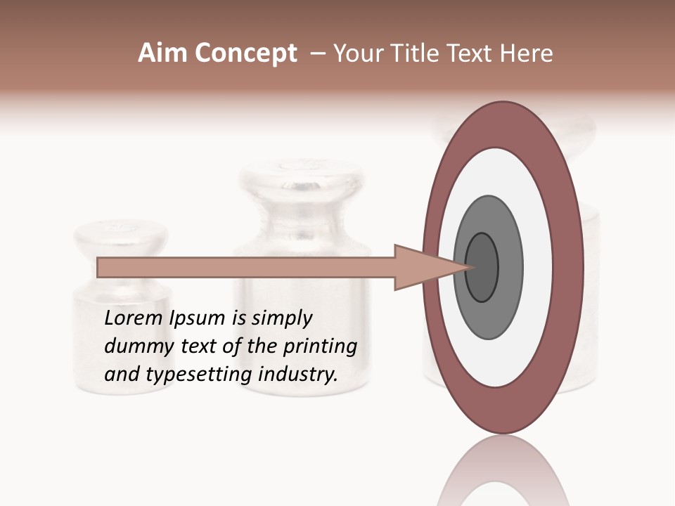 Kilogram Metal White PowerPoint Template