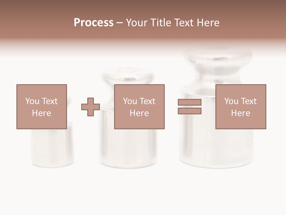 Kilogram Metal White PowerPoint Template