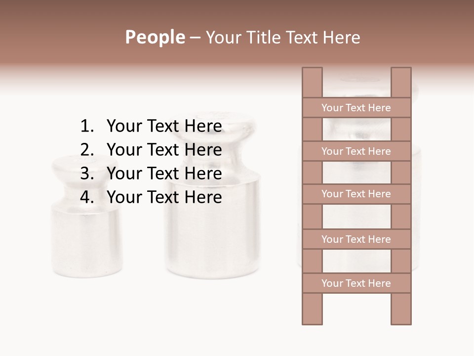Kilogram Metal White PowerPoint Template