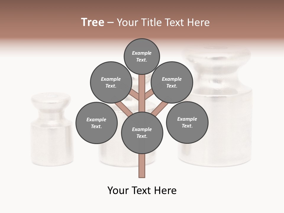 Kilogram Metal White PowerPoint Template