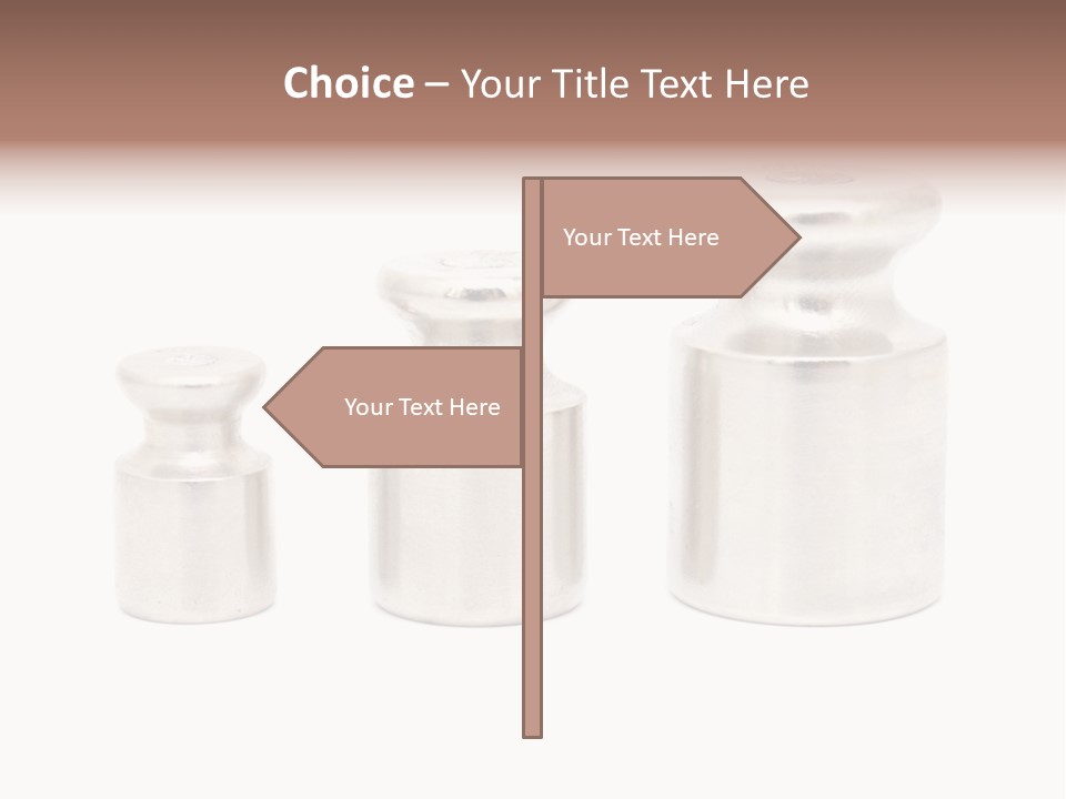 Kilogram Metal White PowerPoint Template