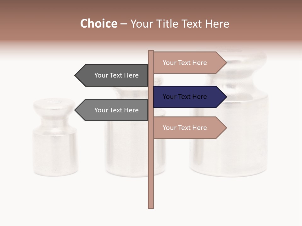 Kilogram Metal White PowerPoint Template