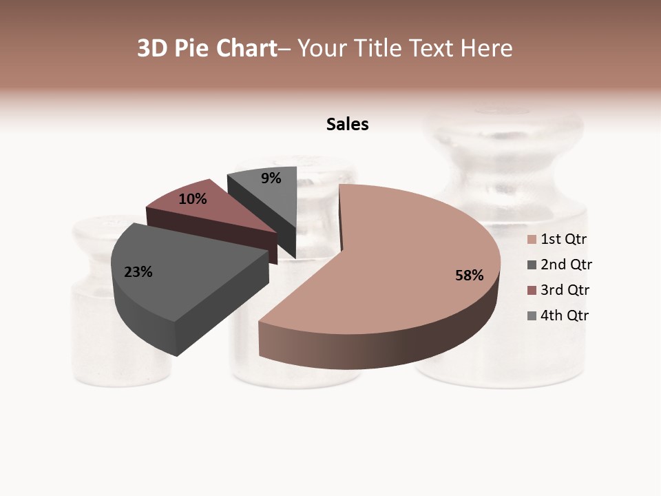 Kilogram Metal White PowerPoint Template