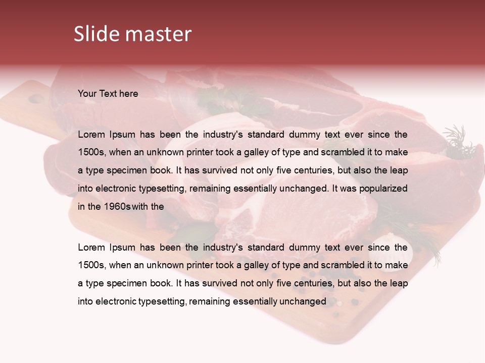 Out Green Eye PowerPoint Template