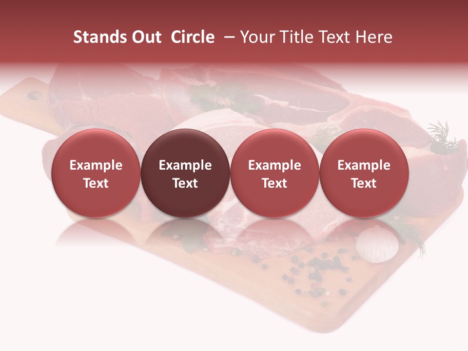 Out Green Eye PowerPoint Template